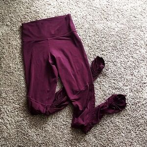 XXS Classic Fabletics - High Wasited Cashel Yoga Pants (Drawstring Ankle Length)